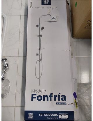 DP GRIFERIA Set de Ducha Cuadrado Modelo RY-S002,