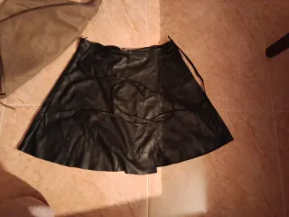 Lote 5 gonne corte: nere e marroni