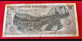 Austria 20 Schilling 1967 Banconote