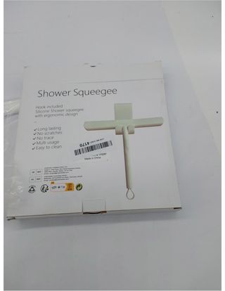 Vinabo Rasquetas Limpiacristales para Ducha de Sil