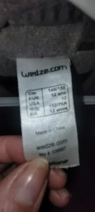 Chaquetón niño forro polar talla 12