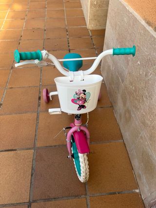 Bicicleta Infantil Minnie Rosa