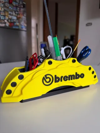 Portapenne organizzatore Brembo giallo