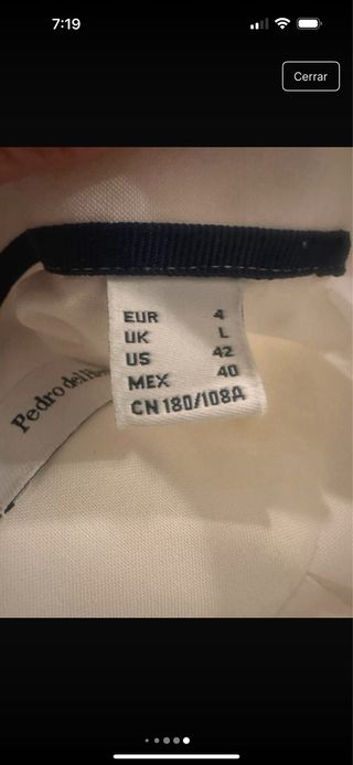 Camisa Pedro del Hierro Blanca