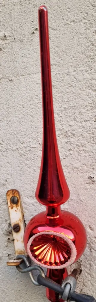 Punta italiana vintage per albero di Natale