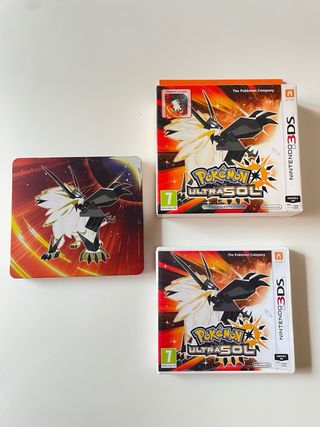 Pokémon Ultrasol 3DS + Steelbook