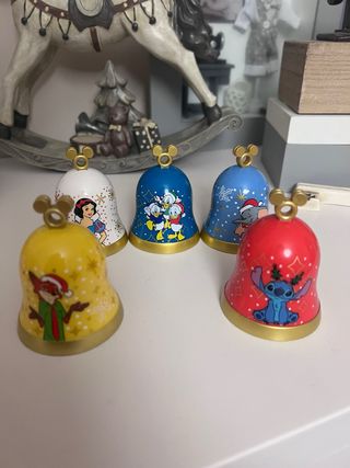 Lotto 5 Campanelle Natalizie Disney