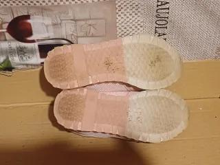 Scarpe parallele rosa e bianco tg 36