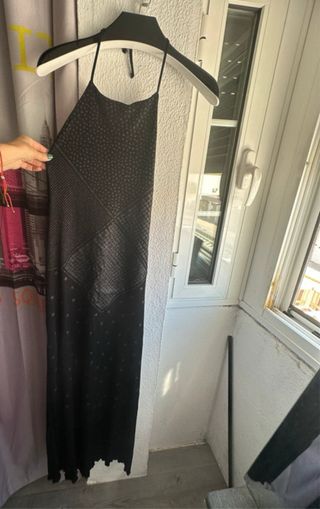 Vestido elegante de fiesta brillo talla 38