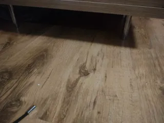 Mueble de baño cristal y madera