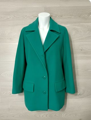 Cappotto elegante Luisa Spagnoli verde menta