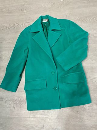 Cappotto elegante Luisa Spagnoli verde menta
