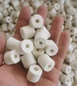 Canutillos Cerámicos para Filtro de Acuario pecera