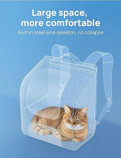 Pecute Mochila Escalable para Gatos con Burbuja