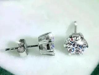 Conjunto Playa: Pendientes y Collar Moissanitas