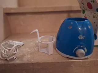 Calienta biberones azul