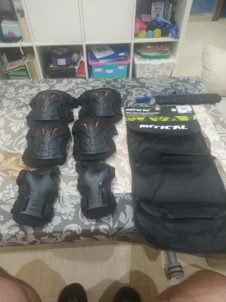 Protecciones para patines y skate Talla s