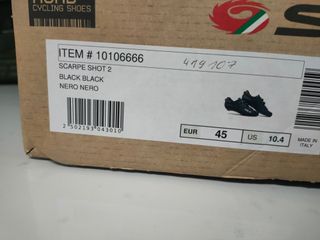 Zapatillas Sidi Shot 2 Negras Talla 45