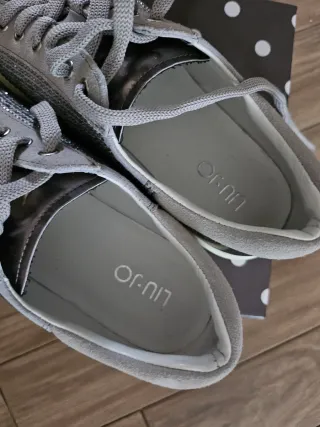 Liu Jo Sneakers Donna Tg 37 Grigio Glitter