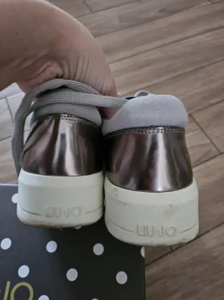 Liu Jo Sneakers Donna Tg 37 Grigio Glitter