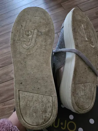 Liu Jo Sneakers Donna Tg 37 Grigio Glitter