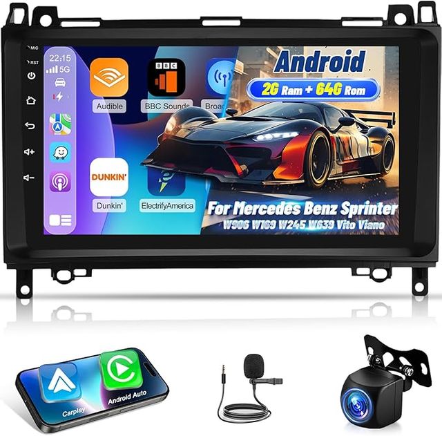 ETLFUCyber 2G+64G AutoRadio 9'' Mercedes Benz