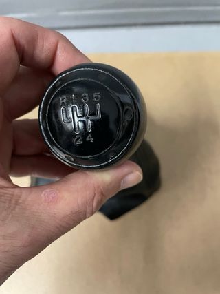 Pomo Palanca Cambios Ibiza 6L Negro