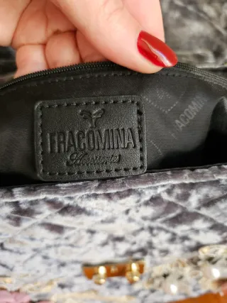 Borsa Fracomina nuova grigia e rosa