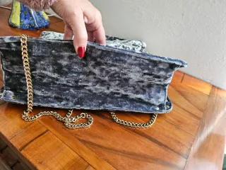 Borsa Fracomina nuova grigia e rosa