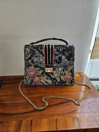 Borsa Fracomina nuova grigia e rosa