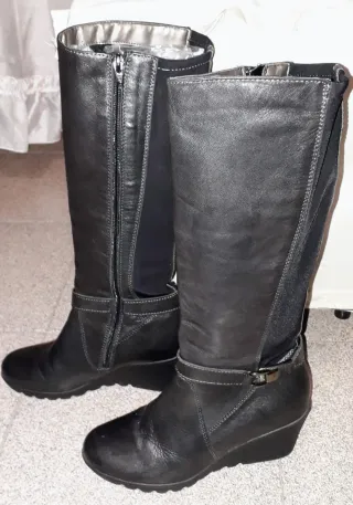 Stivali alti donna neri