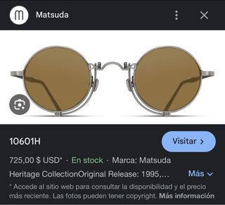 Gafas Matsuda 10601 Heritage Japón