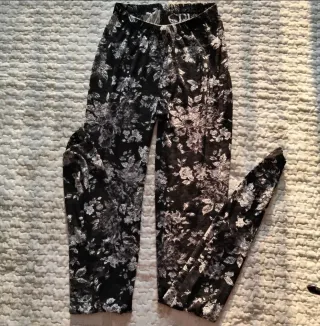 Collant Calzedonia Floreale Nero Taglia Unica