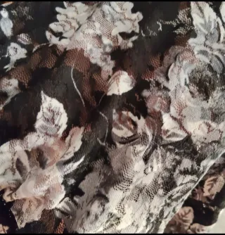 Collant Calzedonia Floreale Nero Taglia Unica