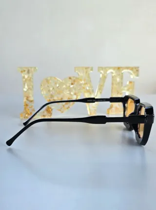 Occhiali da sole Ibiza neri e gialli