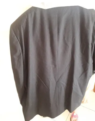 Abito uomo grigio gessato