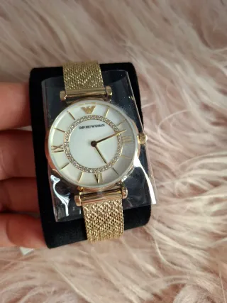 Reloj Emporio Armani Dorado y Blanco