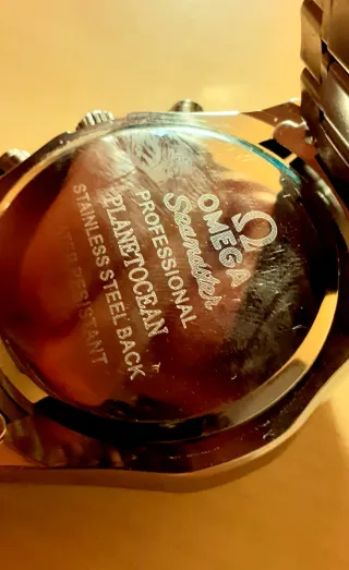 Orologio Omega Nero e Argento