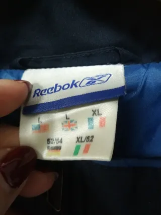 Gilet Reebok blu taglia XL