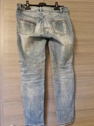 Jeans elasticizzati gamba dritta