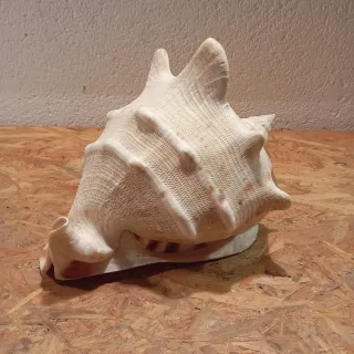 Oggetto decorativo in pietra beige marrone