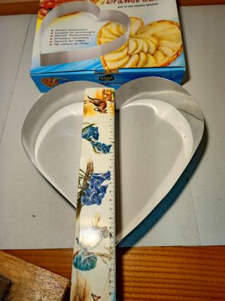 FORMA STAMPO A CUORE PER TORTE TORTIERA, GIO. R