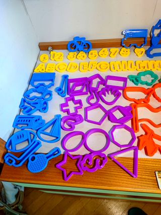 FORMINE STAMPO per BISCOTTI FORME NUMERI LETTERE e