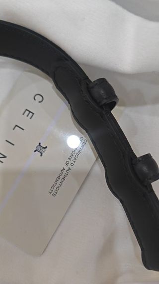 Cintura Celine Nero e Oro