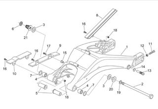 Manual Despiece Parts List de la Aprilia RS 125