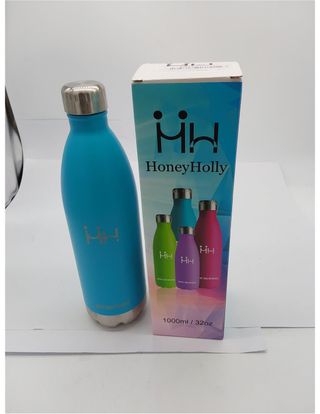 Botella Agua Acero Inoxidable- 1 litro- Botella Te