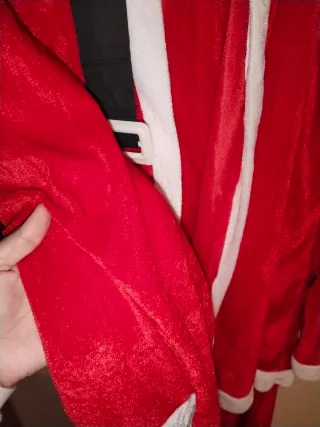 Disfraz Papá Noel Blanco con Peluca y  Barba