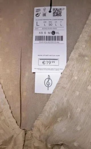 Blusa verde Stradivarius Talla M