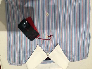 Camisa Titto Bluni Rayas Azul Talla M