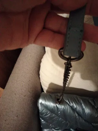 Bolso Parfois Azul Metalizado